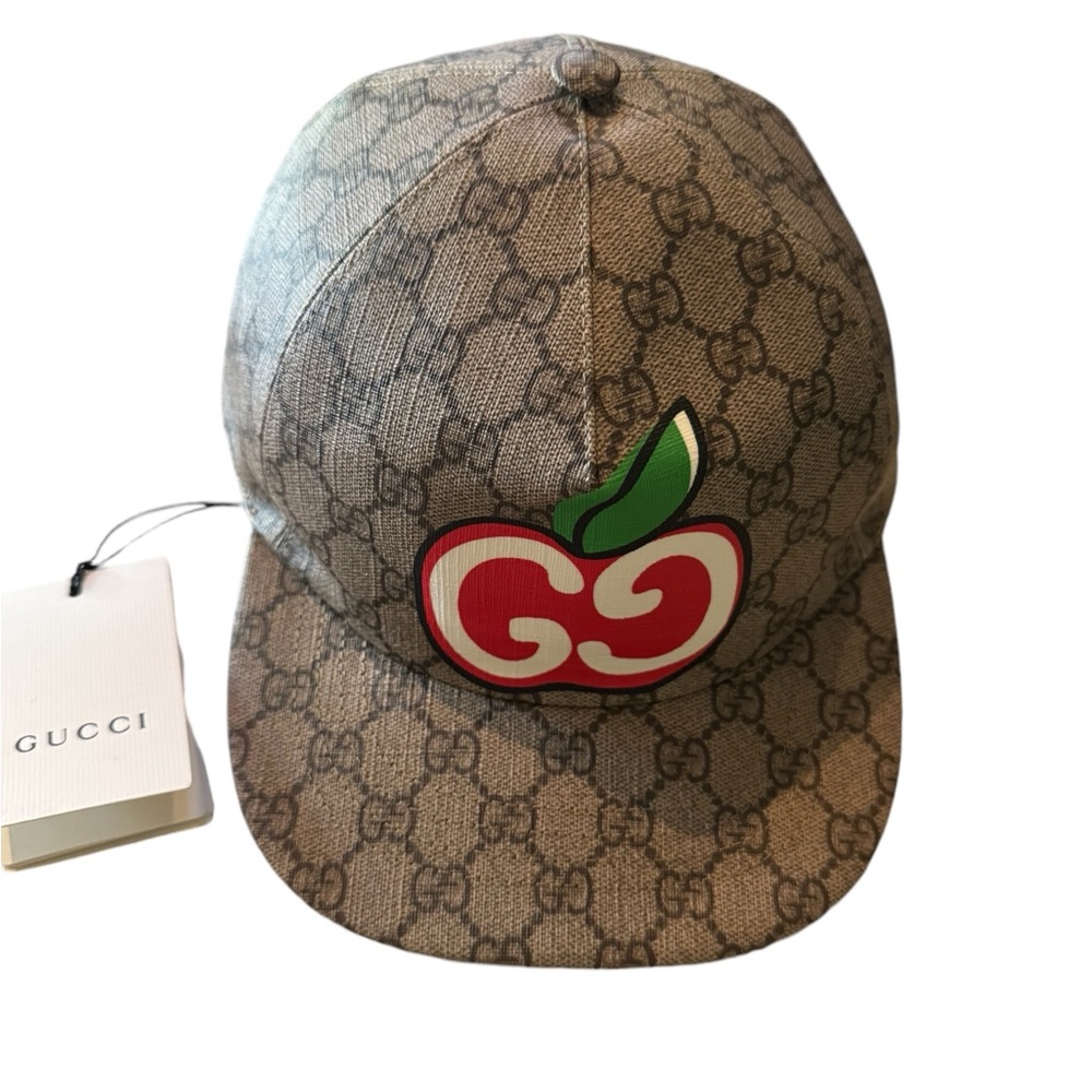 Gucci Supreme Monogram Apple Baseball Hat